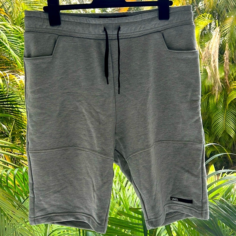 UNCL made in Los Angeles elastic waist drawstring 3 pocket sweat shorts